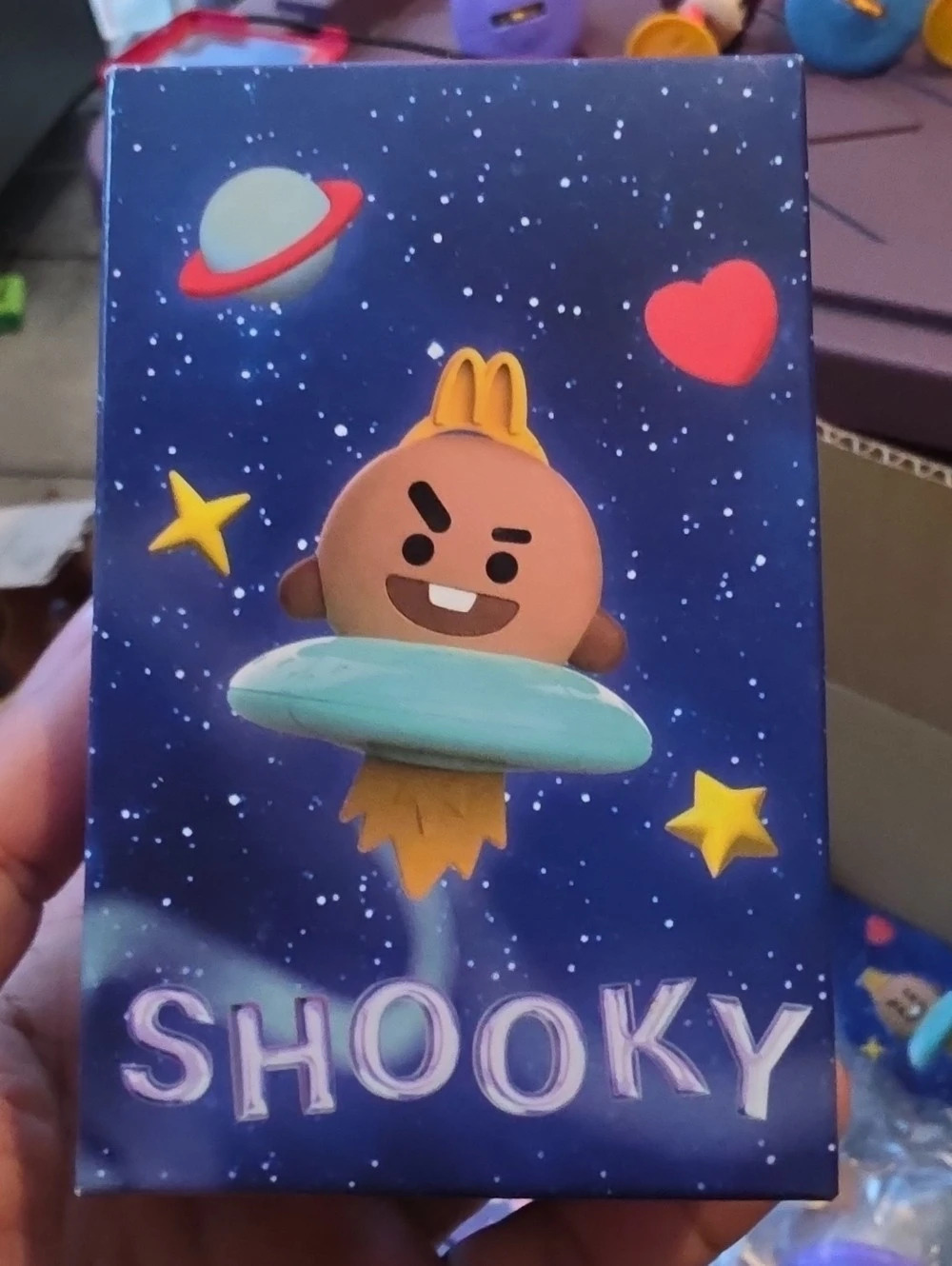 McDonald's x BT21 Happy Meal Toy - Shooky Collectible Box Blue & Red